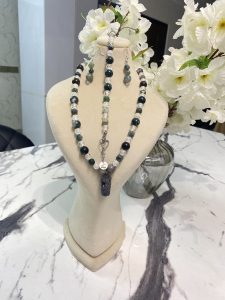 ست عقیق خزه ای 