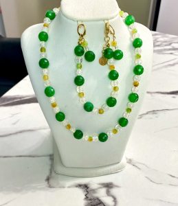 عقیق سبز بزرگ و کوچک 